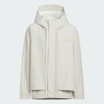 【adidas 愛迪達】 二合一運動外套 童裝 IY5567