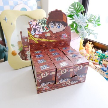 【名探偵柯南】⭐正版授權⭐ 角色絨毛胸針盲盒 怪盜基德 毛利小五郎 灰原哀 工藤新一 日落小物  生日禮物  交換禮物