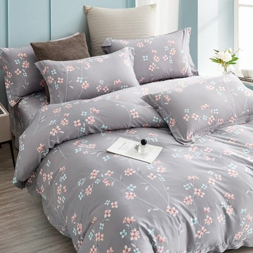 J-bedtime 床寢時光 天絲舖棉兩用被套 六件式床罩組 VMB0710L  加大  悠閒雅致 灰色  床罩組