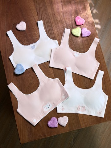 愛心小熊透氣成長型內衣