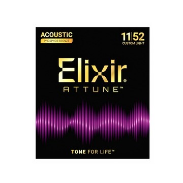 ELIXIR 21027 Attune 超薄包覆 11-52 磷青銅 木吉他弦