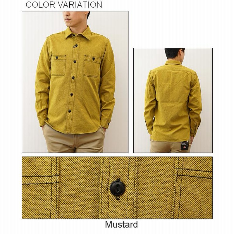 HOUSTON ヒューストン ソリッド ビエラ シャツ SOLID VIYELLA SHIRT