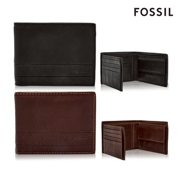 【FOSSIL 官方旗艦館】Lufkin 柔軟多卡零錢袋短夾 (多色可選)