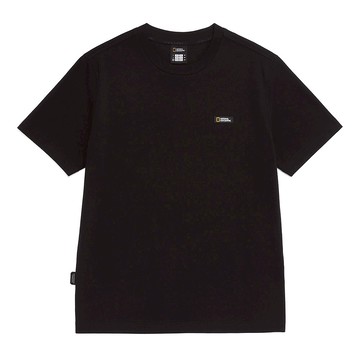 男女同款 NEODY 小LOGO短袖T恤 - 黑色