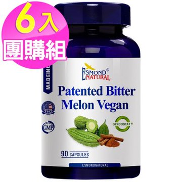 (6入團購) 愛司盟 專利山苦瓜草本膠囊-純素(90顆/瓶)