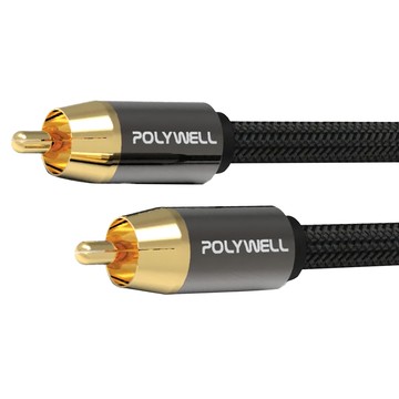 POLYWELL 寶利威爾 RCA數位音源銅軸線  PW15-W52-B070  1條