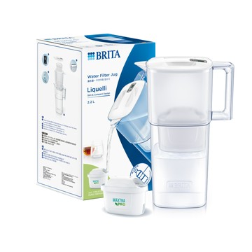 BRITA 官方直營 日系簡約濾水壺2.2L (內含1入MAXTRA PRO純淨全效型濾芯)