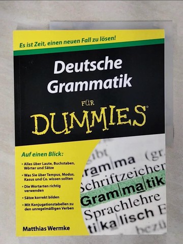 【書寶二手書T4／語言學習_EV4】Deutsche Grammatik fur Dummies_Wermke, Matthias