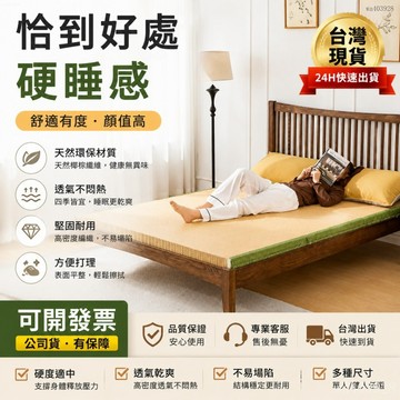 臺北出貨⚡【可定製】可摺疊椰棕榻榻米墊子夏季藤席涼蓆硬地墊學生宿舍打地鋪神器