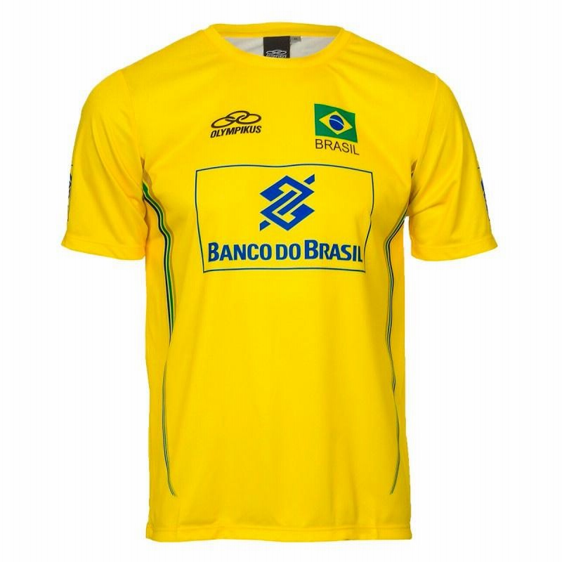 バレーボール ブラジル代表 プラクティスシャツ 2XL 2XOオリンピカス