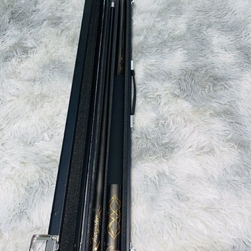 【新店特惠 限時下殺】撞球桿 撞球竿美洲豹碳素黑科技檯球杆中頭大頭中式黑八專用桌球杆高檔