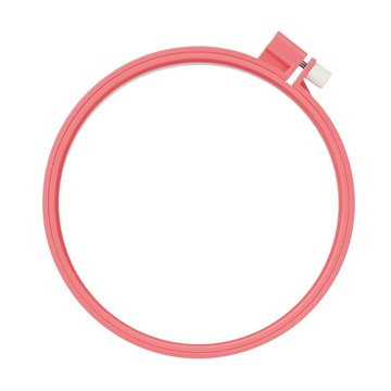 日本 Clover 可樂牌 繽紛 刺繡框 CL57-266 15cm 珊瑚紅  1個