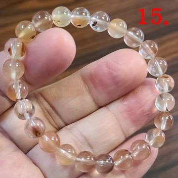 紅兔毛水晶 兔毛水晶 手鍊 手環 手珠 維納斯水晶 7mm 天然❤水晶玉石特賣#R133-6
