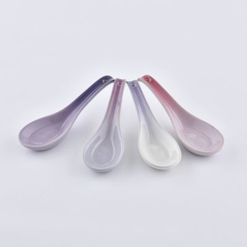 Le Creuset 復古調色盤系列 中式湯匙 4入 藍鈴紫/卡特蘭/淡粉紫/綻放粉