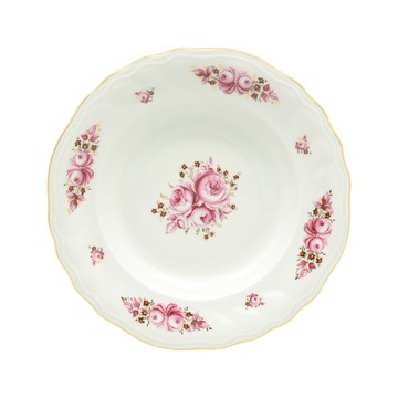 德國Weimar 凱瑟琳娜城堡玫瑰系列-22CM湯盤