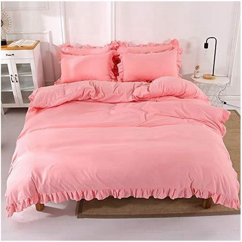 被り心地最高 布団カバーベッドカバーピンク フリル メーカー希望小売価格から30 Off