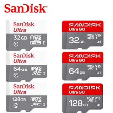 【公司貨】SanDisk microSD C10 記憶卡 32G 64G 128G 256G 紅卡 白卡