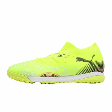 Puma 足球鞋 Future 8 Match TT 男鞋 黃 黑 針織 人工草皮 穩定 108370-03