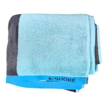 ROYALLIN 蘿林嚴選 純棉運動毛巾 95*40CM 強力排汗 柔軟吸濕 乾淨衛生  藍色  1件