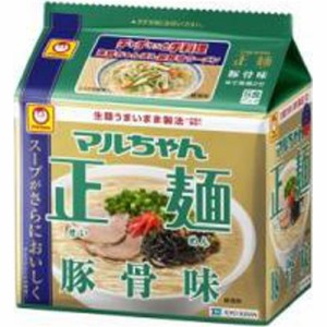 マルちゃん 正麺 豚骨味５Ｐ ×6