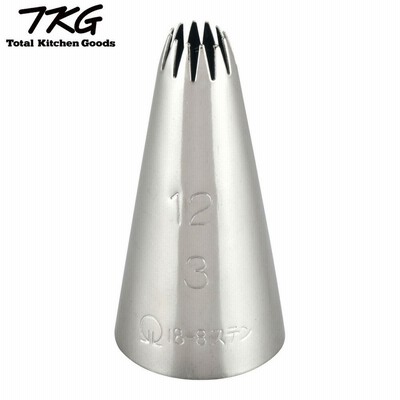SA18-8 口金 花 12切 No. 3 WKT31123 7-0973-0139 遠藤商事