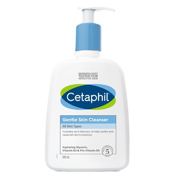 Cetaphil 舒特膚 溫和潔膚乳 500ml 含維他命B3、B5 臉部和身體皆適用  1瓶