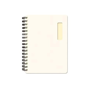 珠友ChuyuA6 PP雙圈橫線筆記/米/LC-80003-02/155x113x8mm