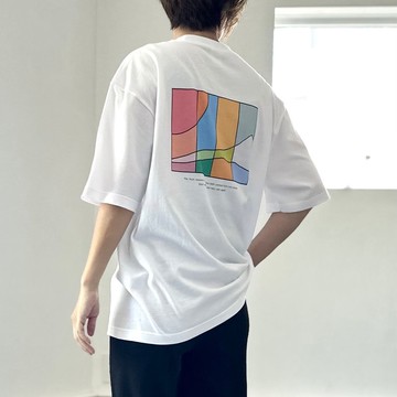 2025新款【男女皆宜】four seasons 後印花寬鬆版型T恤 5色可選【白色】