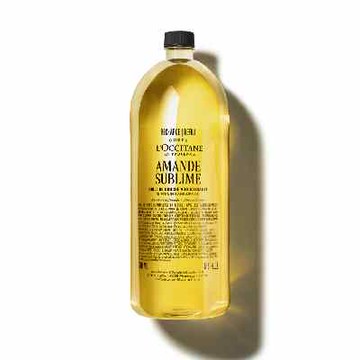 【L’OCCITANE 歐舒丹】杏仁極緻柔膚沐浴油補充瓶 500ml