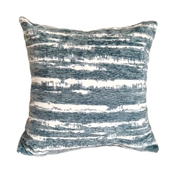 THiRTEEN 拾參家居 藍調時光立體提花抱枕套 潑墨款  45 x 45cm