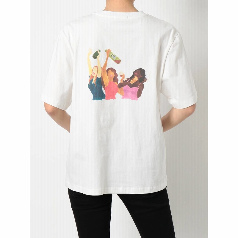 公式 Murua ムルーア Murua Nari Little Funny Face Three Girls Tシャツ 通販 Lineポイント最大1 0 Get Lineショッピング