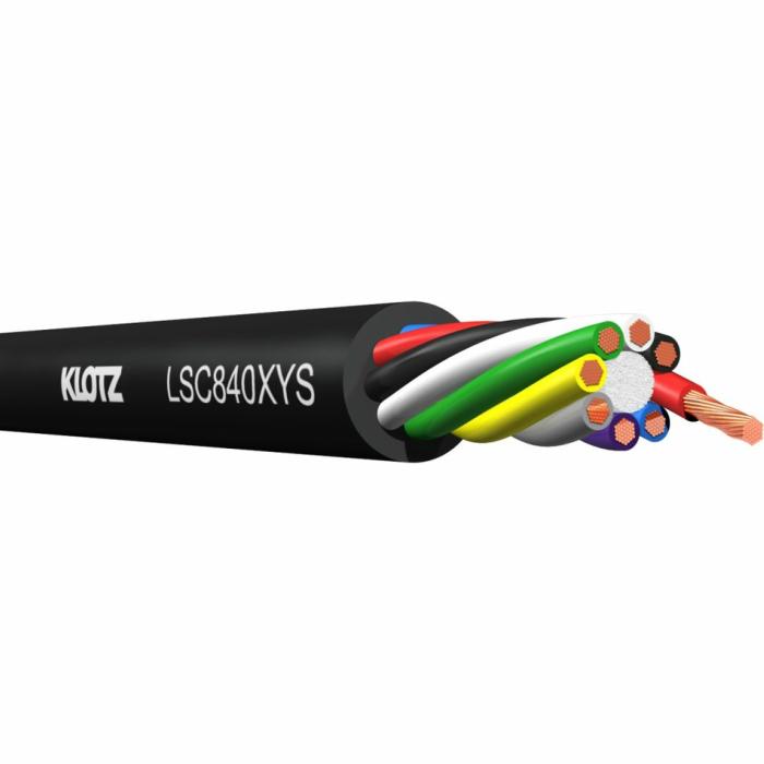 KLOTZ 8芯マルチコアスピーカーケーブル LSC840XYS.100 (100M)（国内正規品）