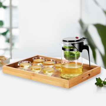 飄逸杯泡茶壺家用神器全玻璃過濾喝茶具內膽沖茶水分離小青柑專用