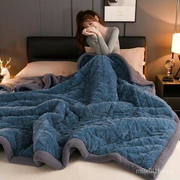 免運 三層加厚塔芙絨毛毯 羊羔絨秋冬加厚珊瑚 沙髮辦公室午睡毯子蓋毯 冬季單雙人蓋毯子 沙髮空調床上毯子