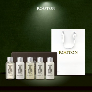快速出貨【ROOTON】柔順秀髮！淨旅者旅行組+燙金禮袋