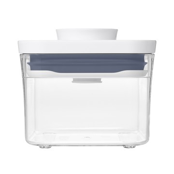 OXO POP 按壓密封正方收納保鮮盒  1個  1 個容器 + 1 個蓋子