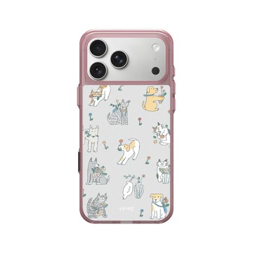 iPhone 17 Pro Max Clear (相機按鈕) 晶醺玫 - 小犬工作室 The little K9s - Blossom