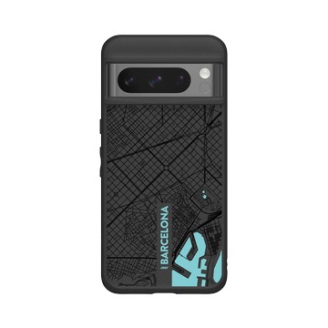 Pixel 8 Pro SolidSuit 黑 - JOCR - Barcelona (Black Logo)