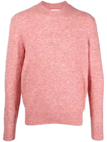 Ballantyne - marl-knit alpaca-wool blend jumper - men - Alpaca Wool/Spandex/Elastane/Polyamide/Wool - 48 - Pink
