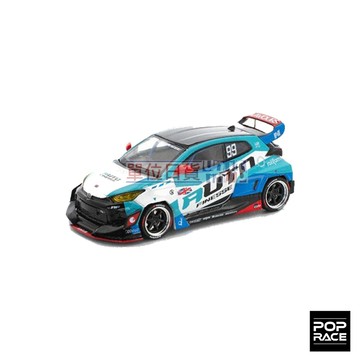 『 單位日貨 』 PopRace 1/64  PR64-012 Pandem GR Yaris 普通 隱藏 吊卡包裝