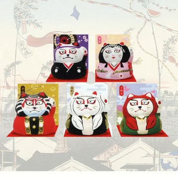 江戶御緣物語 歌舞梨貓 招財貓 -  弁慶