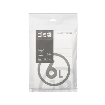 【日本霜山】抽取式加厚款平口垃圾袋/廚餘袋-6L-90張