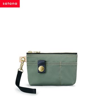 【satana】Soldier 實用拉鍊化妝包/零錢包-抹茶拿鐵-SOS1395-327