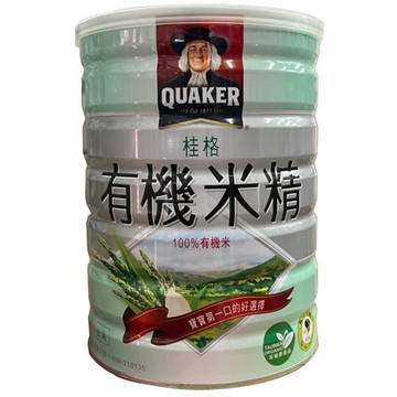 桂格 有機米精500g【悅兒園婦幼生活館】