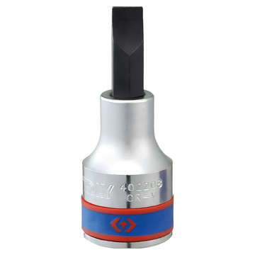 KING TONY 金統立 1/2DR.一字起子頭套筒 KT402208 耐用防滑 適用多種螺絲  1個