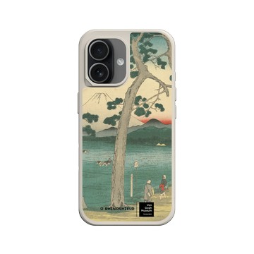 iPhone 17 SolidX 貝殼灰 - Van Gogh Museum - 東海道左側的富士山 - 歌川廣重