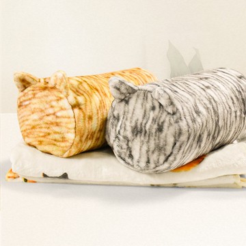 【MORINO】貓咪造型兩用抱枕浴巾