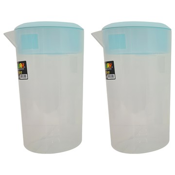 KEYWAY 聯府 透明冷水壺 K007 耐熱 PP材質 台灣製造  藍色  2.5L  2個