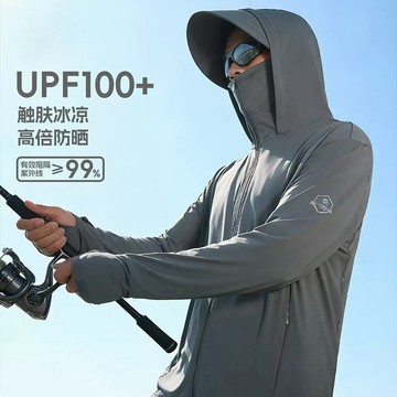 熱賣爆款 wenhouu冰絲涼感防曬衣upf100+女士防曬外套男釣魚防曬服防紫外綫-L0815 1SAB