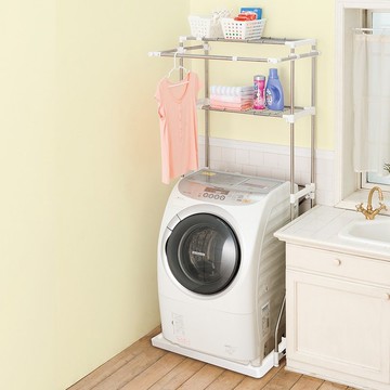 日本天馬 PORISH 洗衣機專用置物收納架/掛衣架-DIY